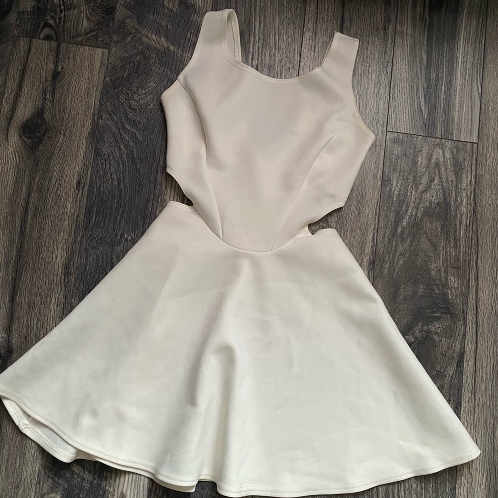 White Skater Dress